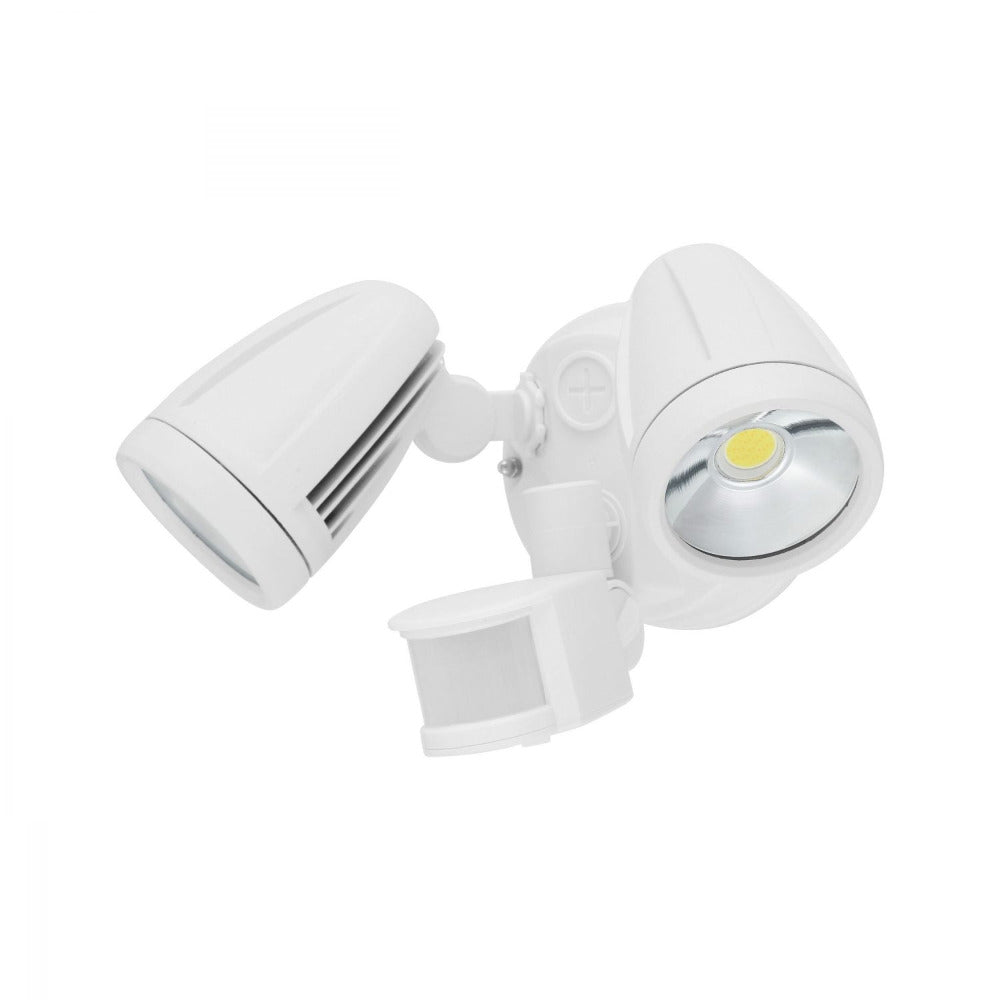 Buy Security Wall Lights Australia Chopper 2 Light Security Wall Light Sensor White - 204395