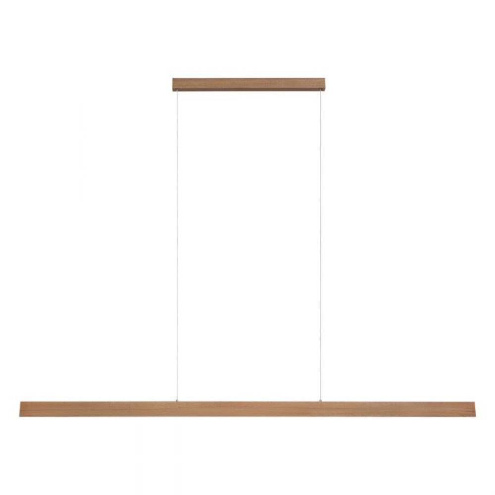 Buy LED Pendants Australia Climene 2 LED Pendant 32.4W L2400mm TRI Colour Walnut Wood - 205021