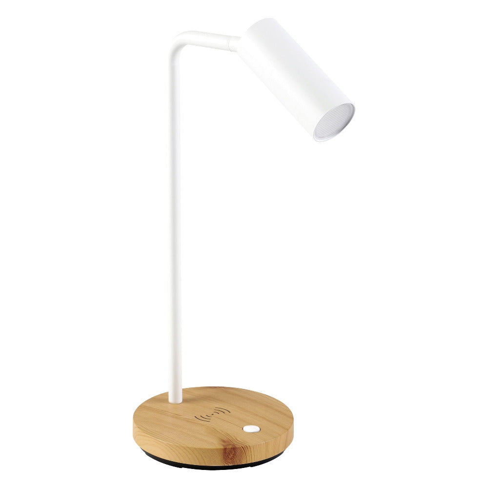 Connor 5W LED Table Lamp With Wireless Charging White - 205215N