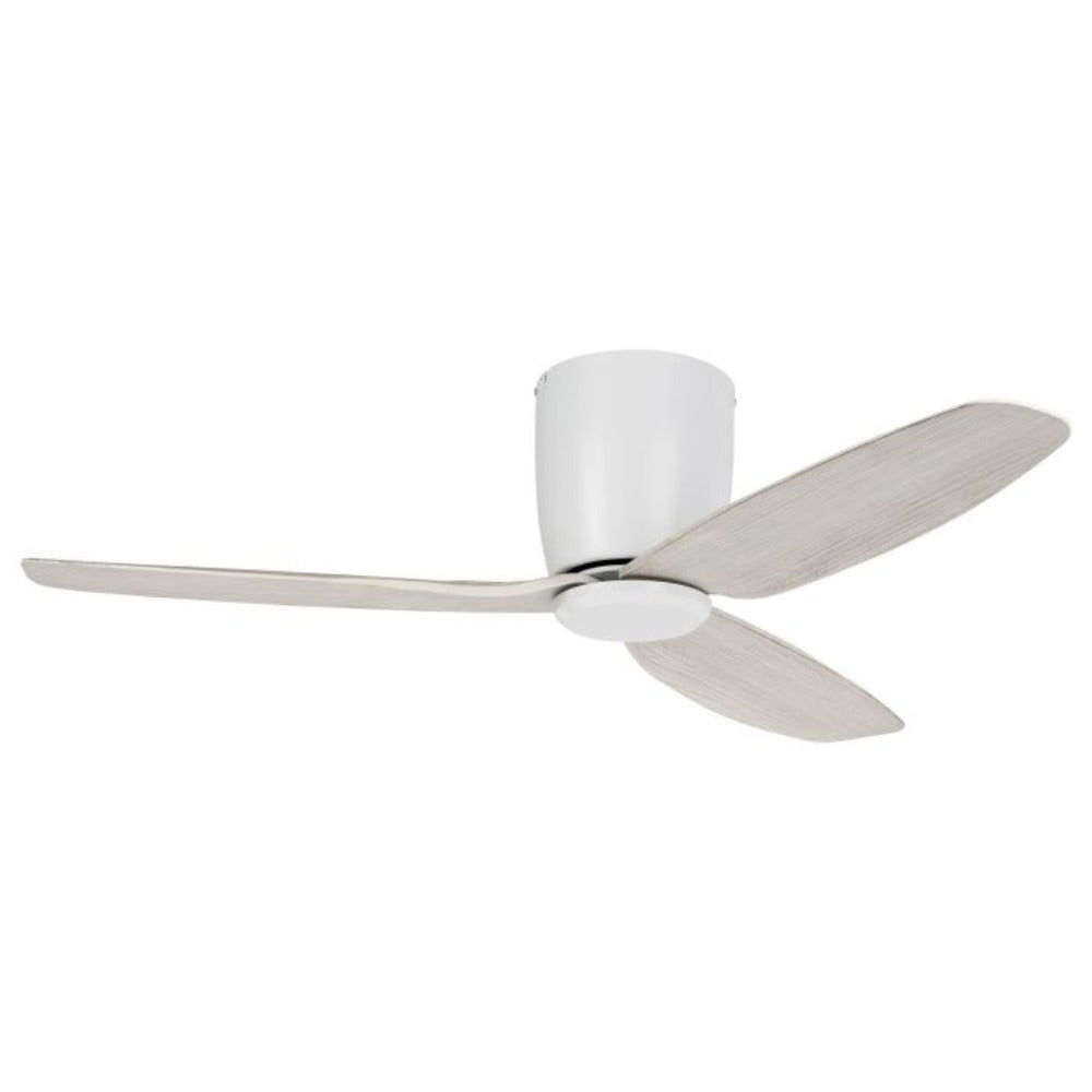 Buy DC Ceiling Fans Australia Seacliff DC Ceiling Fan 44" Matt White / Gessami Oak - 20523405