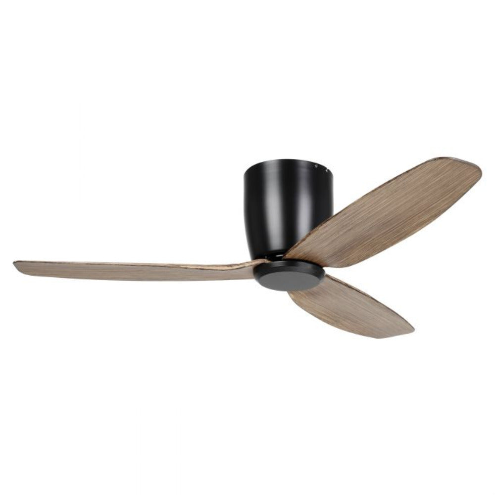 Buy DC Ceiling Fans Australia Seacliff DC Ceiling Fan 44" Matt Black / Light Walnut - 20523406