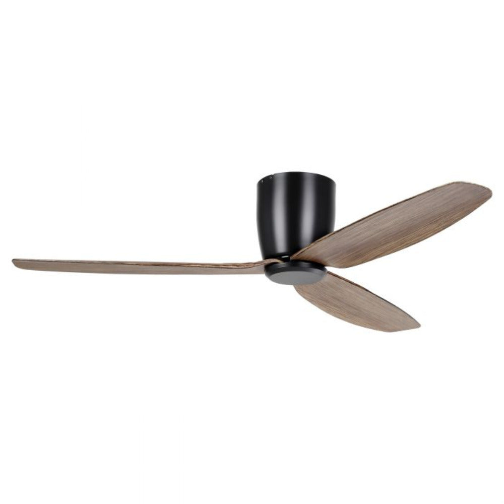 Buy DC Ceiling Fans Australia Seacliff DC Ceiling Fan 52" Matt Black / Light Walnut - 20523506