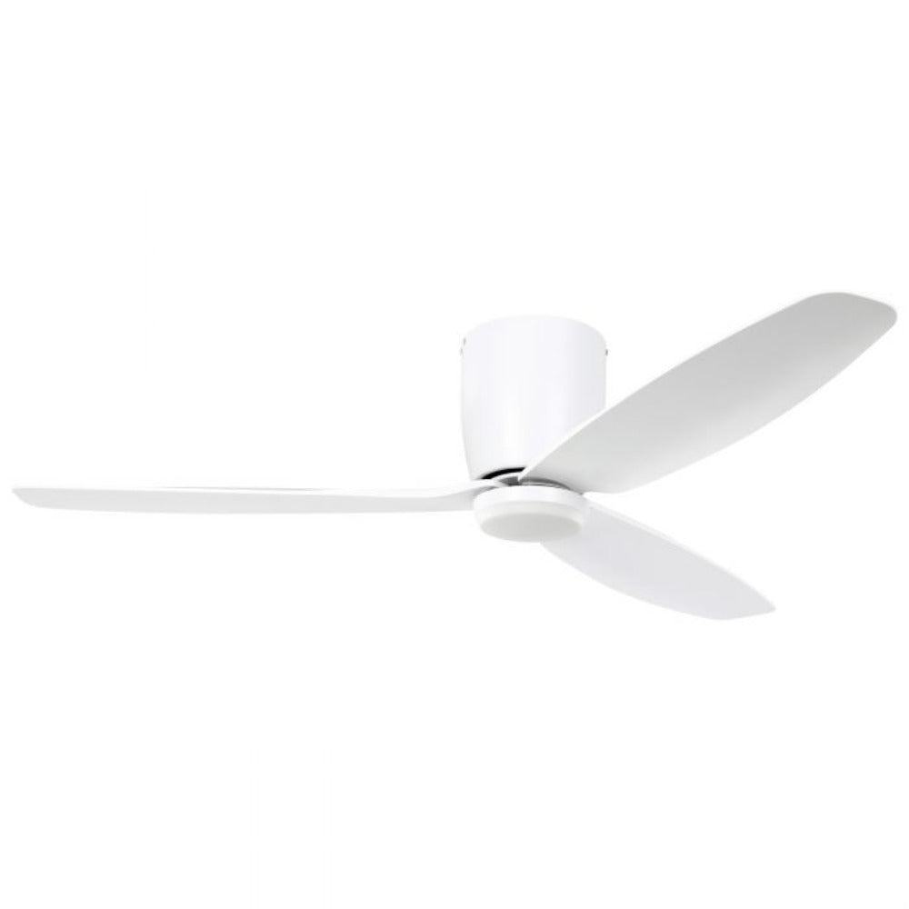 Buy DC Ceiling Fans With Light Australia Seacliff DC Ceiling Fan 52" With LED Light Matt White - 20523701