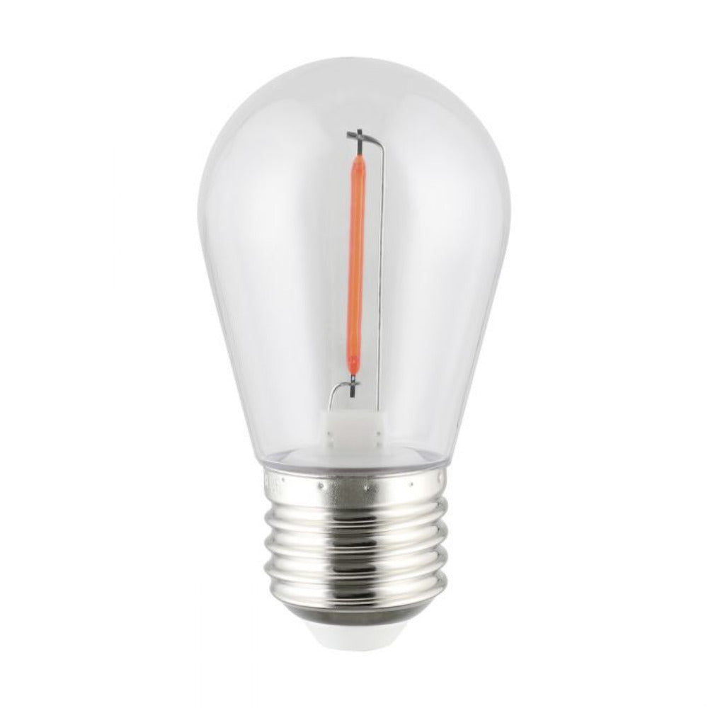 Buy LED Filament Globes Australia Festoon LED Bulb 0.4W 12V Red REP - 205405