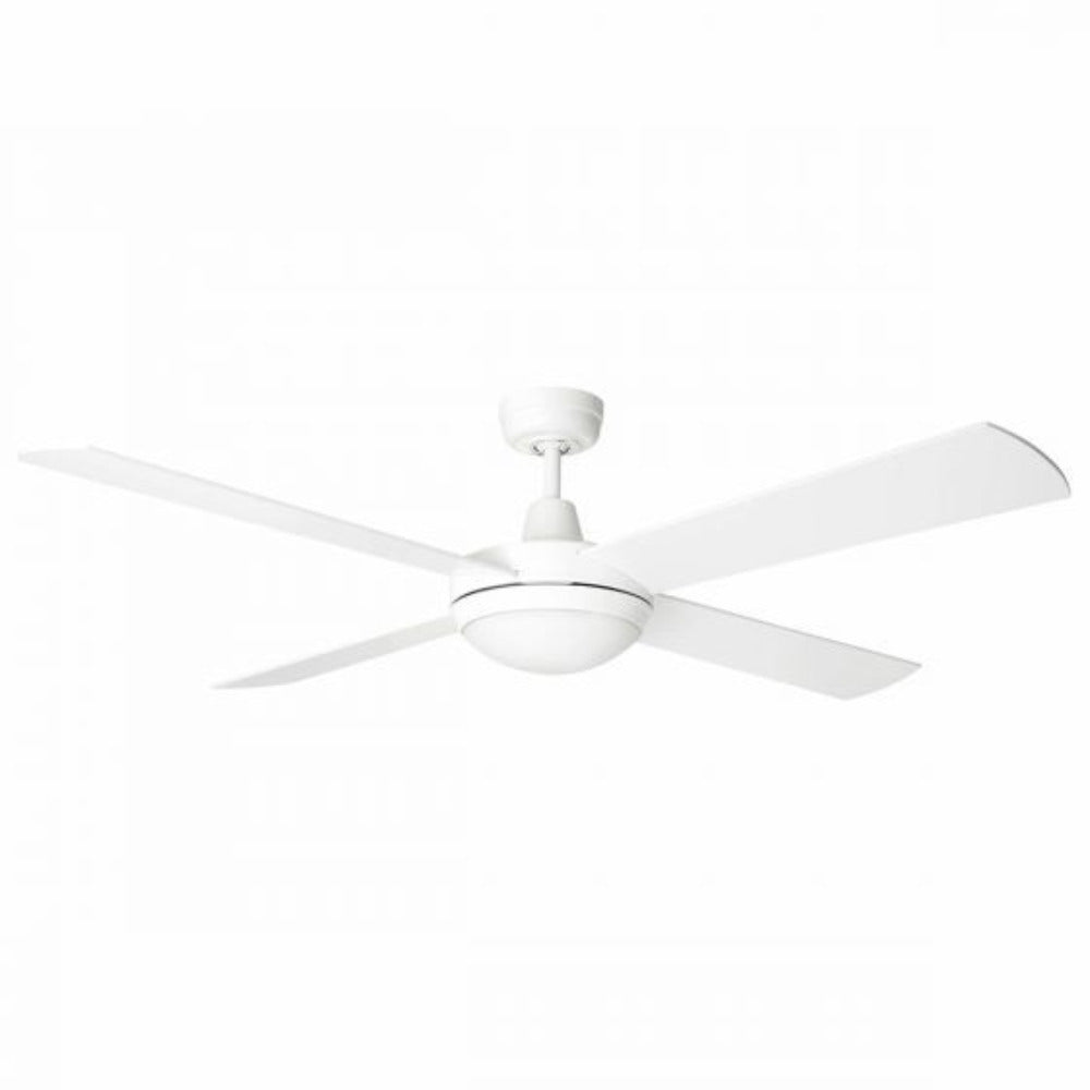 Buy AC Ceiling Fans With Light Australia Tempest CCT LED 52" Ceiling Fan With LED Light White - 20580/05