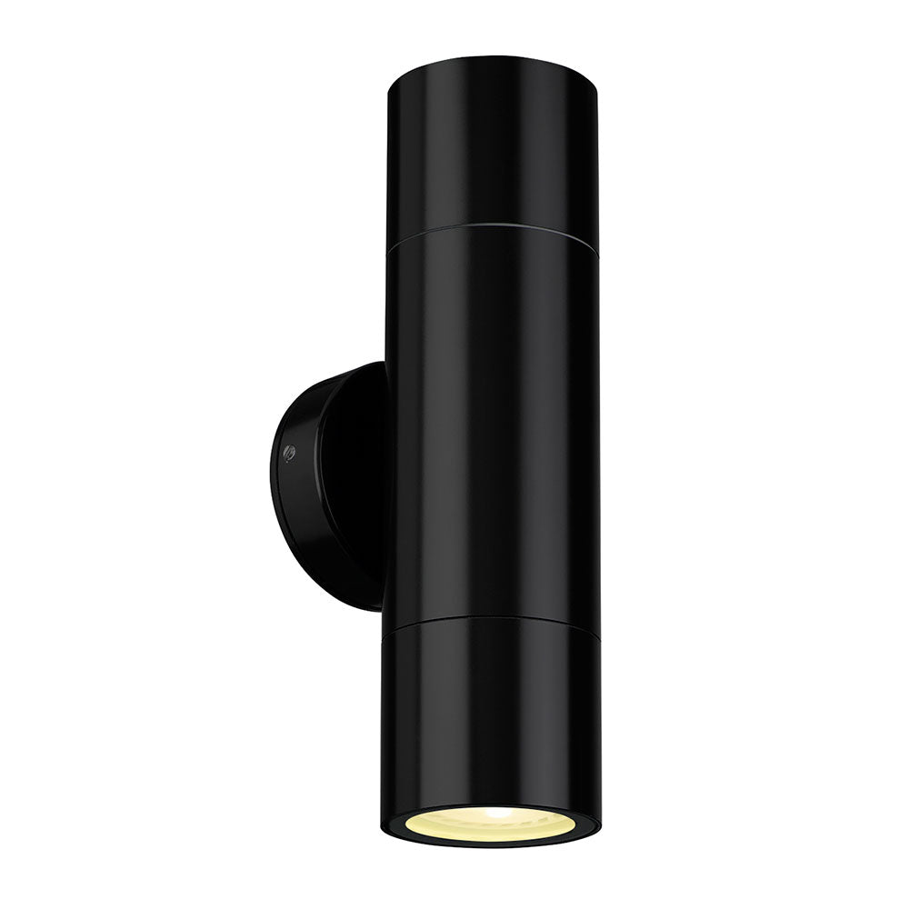 Seaford Up/Down Wall Light Anodised Black - 20601/06