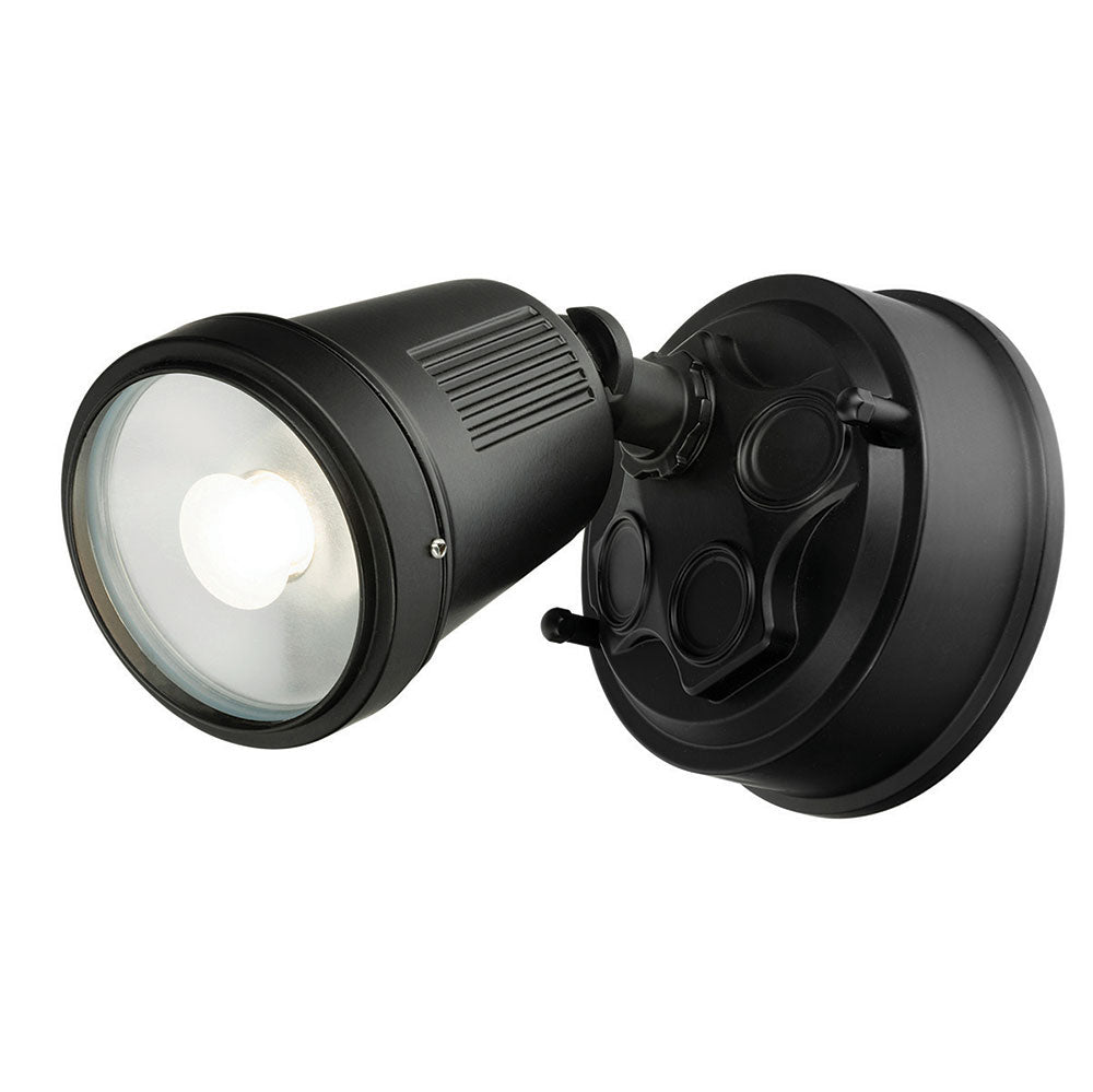 Hunter Trio 1 Light CCT LED Floodlight Black - 20616/06