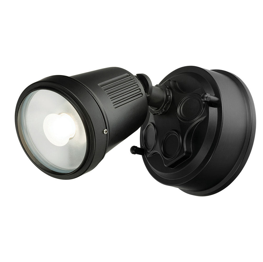 Buy Exterior Spotlights Australia Hunter Trio 1 Light CCT LED Floodlight Black - 20616/06