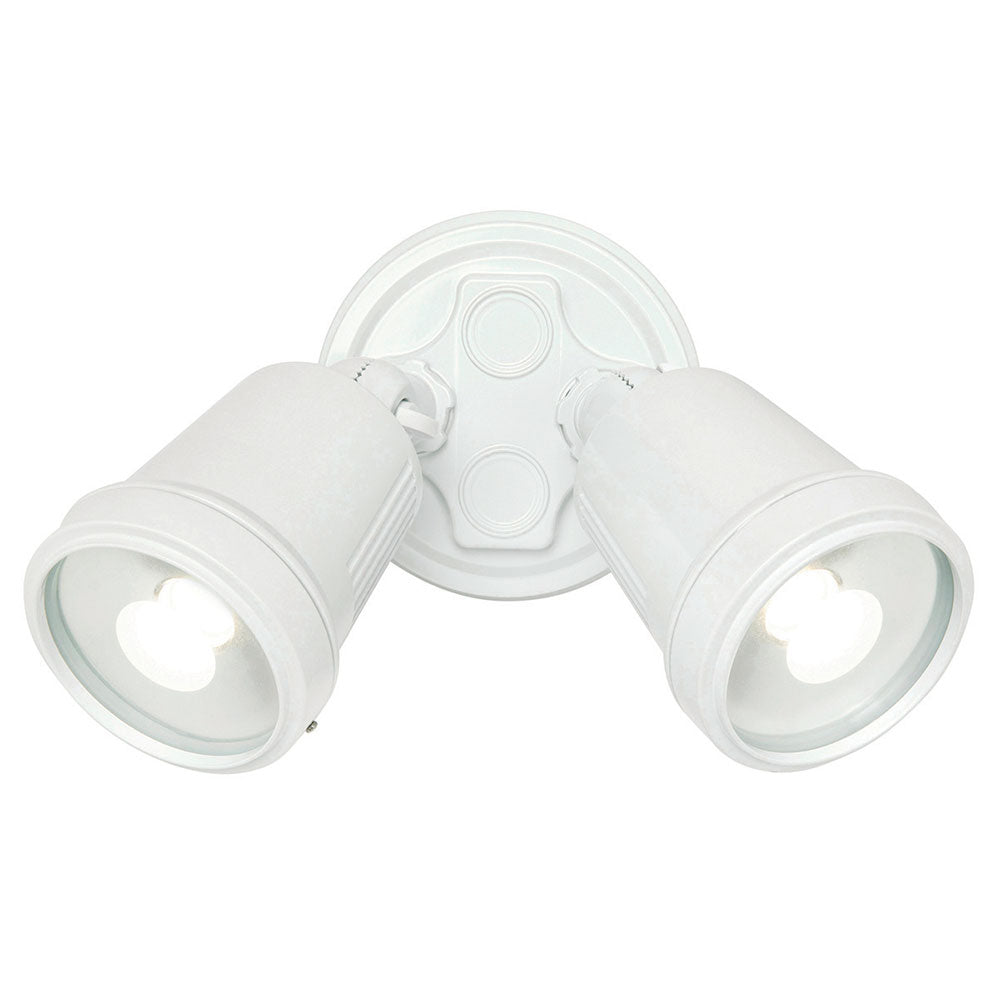 Hunter Trio 2 Light CCT LED Floodlight White - 20622/05