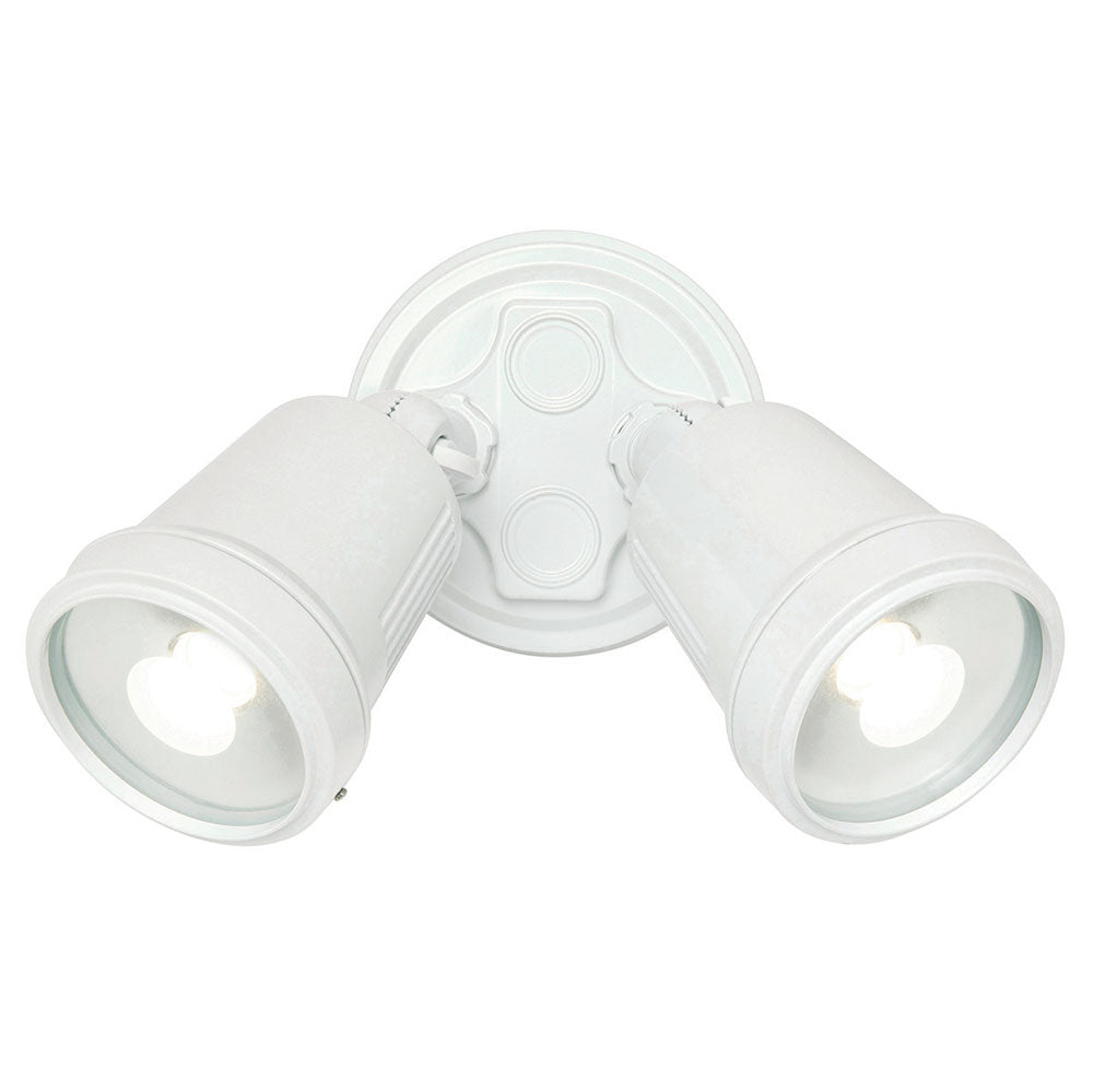 Buy Exterior Spotlights Australia Hunter Trio 2 Light CCT LED Floodlight White - 20622/05