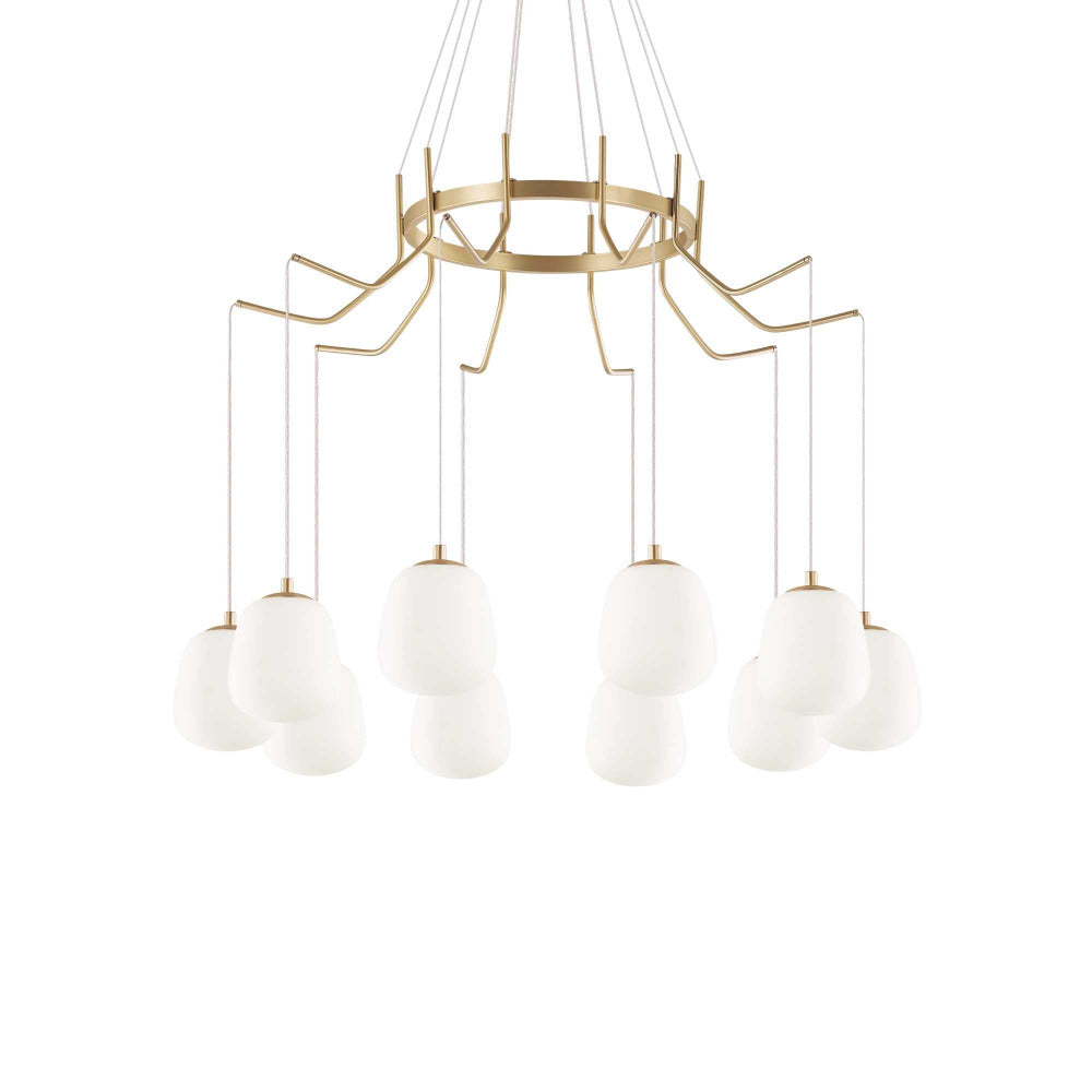 Buy Pendant Lights Australia Karousel Sp10 Pendant 10 Lights Brass Metal - 206394