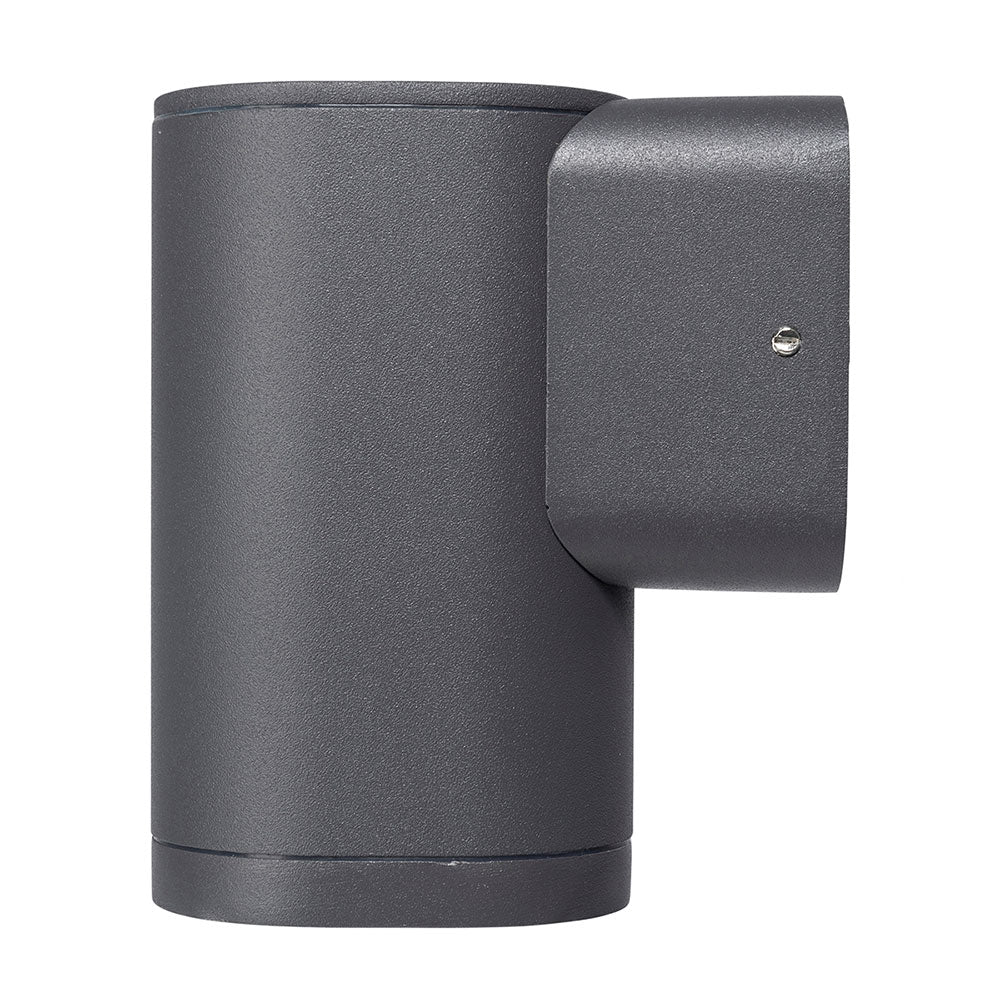 Buy Exterior Wall Lights Australia Glenelg Fixed Wall Light 1X4W GU10 3000K LED Charcoal - 20775/51
