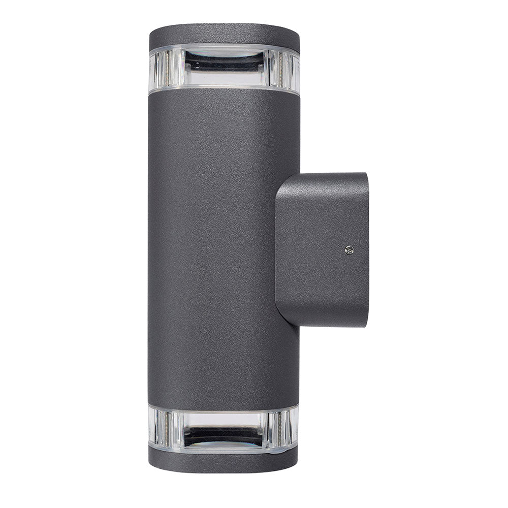 Buy Up / Down Wall Lights Australia Glenelg Ambient Up/Down Wall Light 2X4W GU10 3000K LED Charcoal - 20781/51