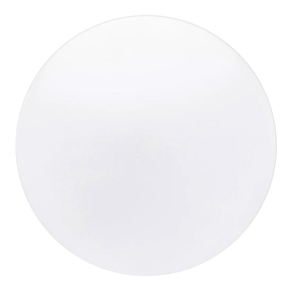 Buy LED Oyster Lights Australia Saturn LED Oyster Light 24W White Steel TRI Colour - 22126/05