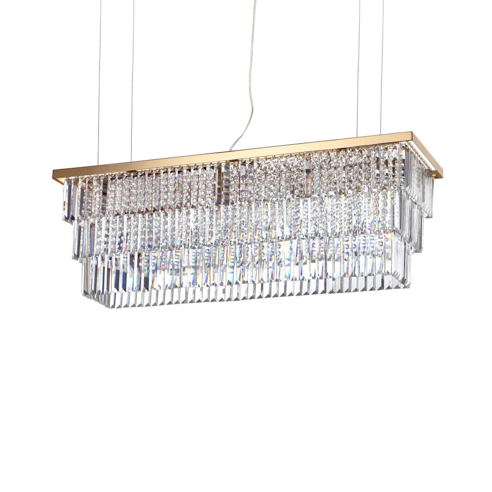 Buy Crystal Pendant Lights Australia Martinez Sp8 Crystal Pendant 8 Lights Metal / Crystal - 21358