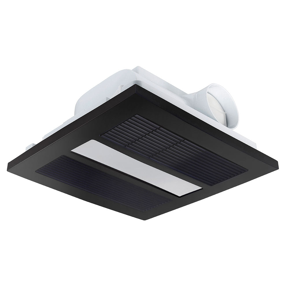 Buy 3 In 1 Bathroom Heaters Australia Solace 4 In 1 Bathroom Matte Black - 21476/06