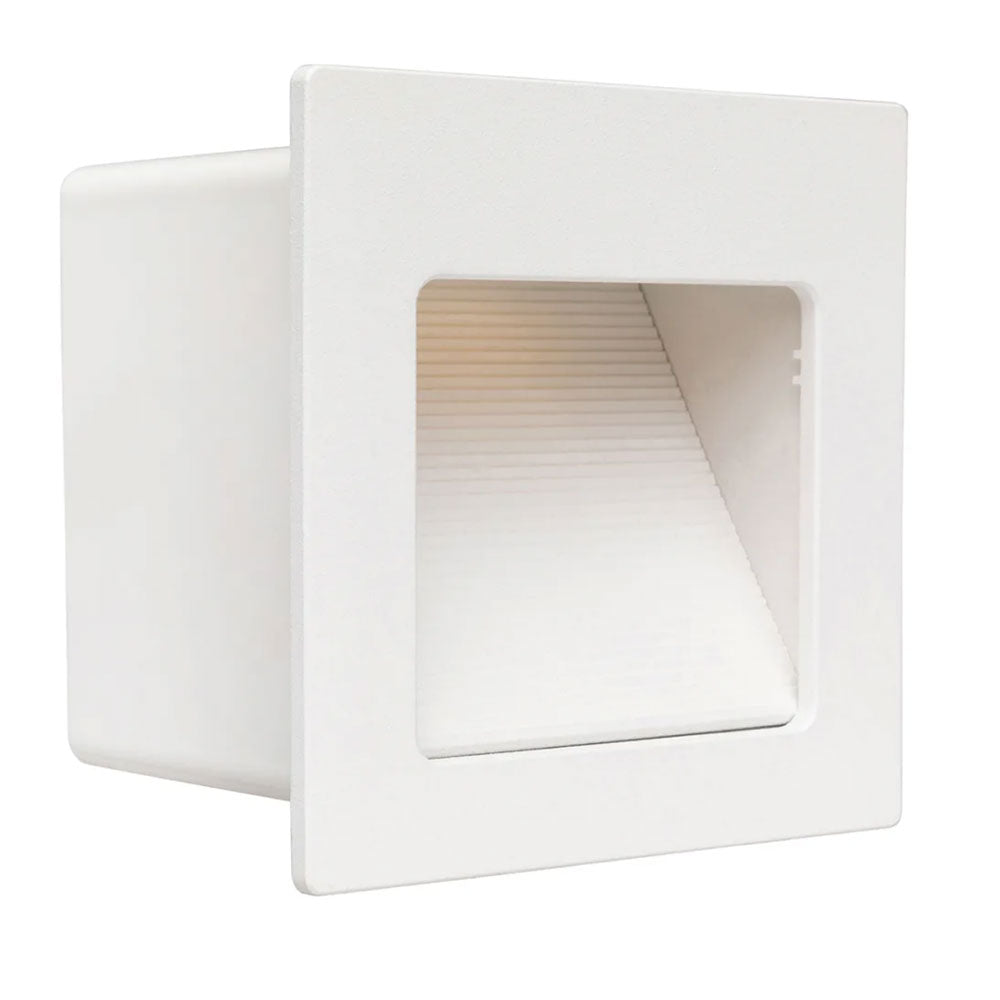 Buy Step Lights Australia HENSLEY LED Step Light 3W Matt White Aluminium 3000K - 21523/05
