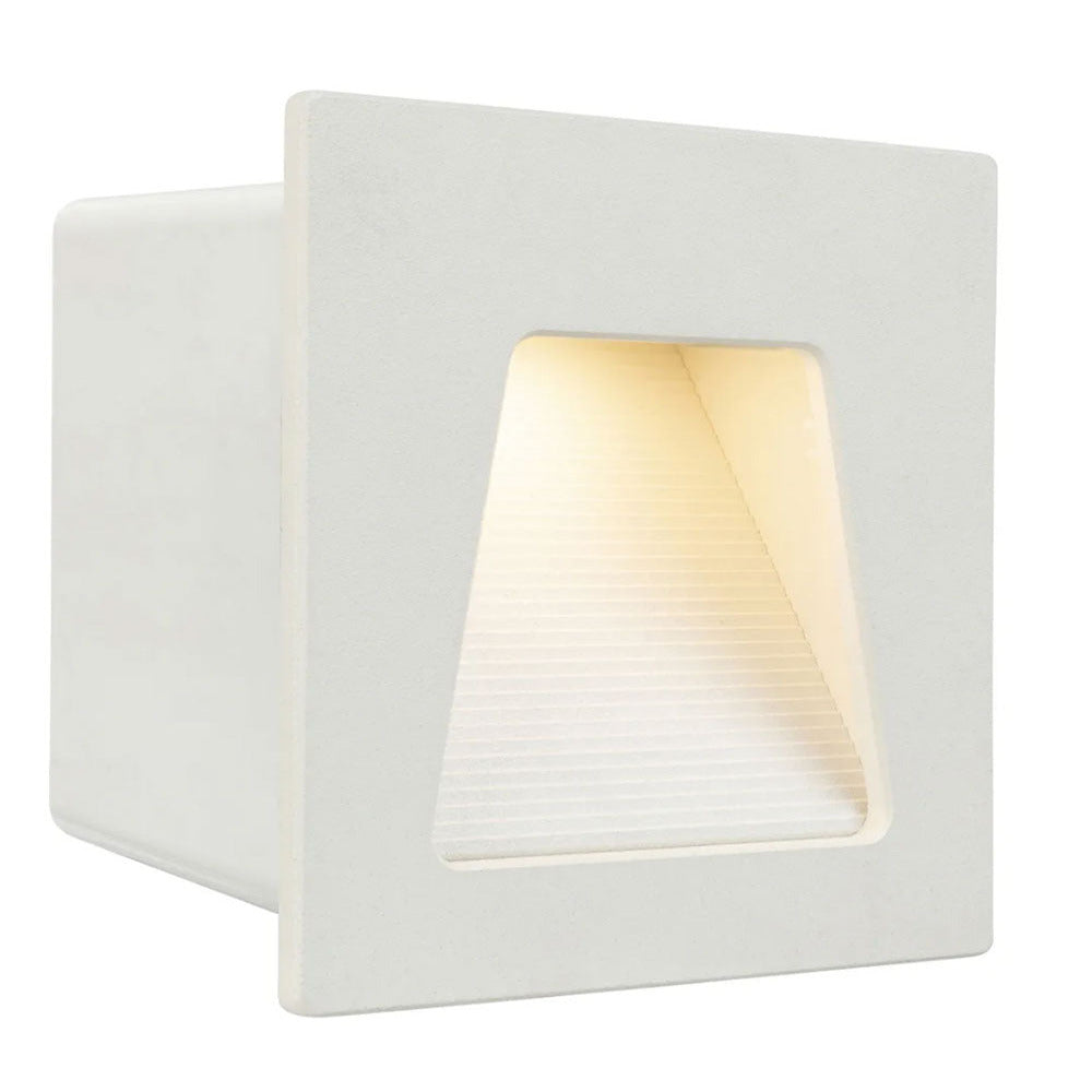 Buy Step Lights Australia EVELYN LED Step Light 3W Matt White Aluminium 3000K - 21524/05