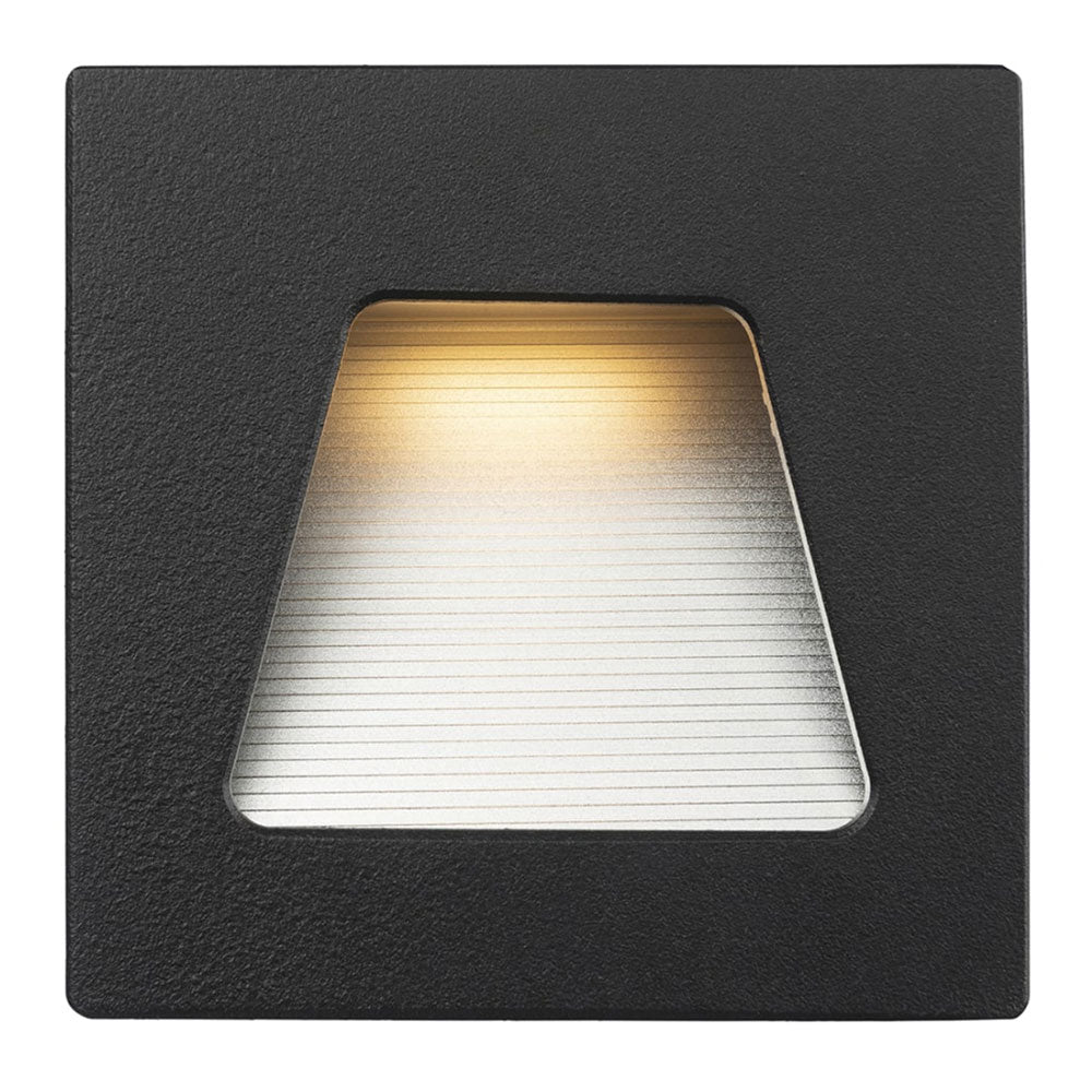 Buy Step Lights Australia EVELYN LED Step Light 3W Matt Black Aluminium 3000K - 21524/06