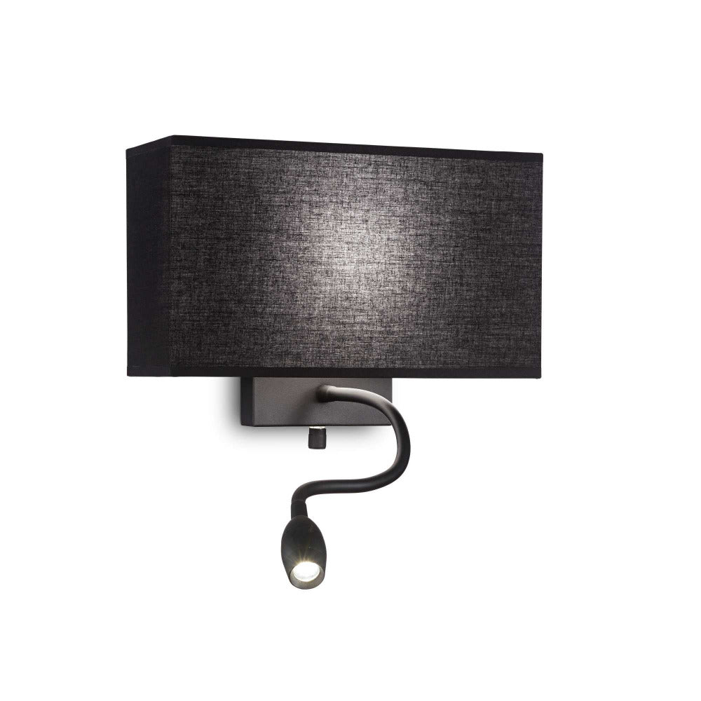 Buy Bedside Reading Lights Australia Hotel Ap2 Bedside Reading Light Fabric 3000K - 2157