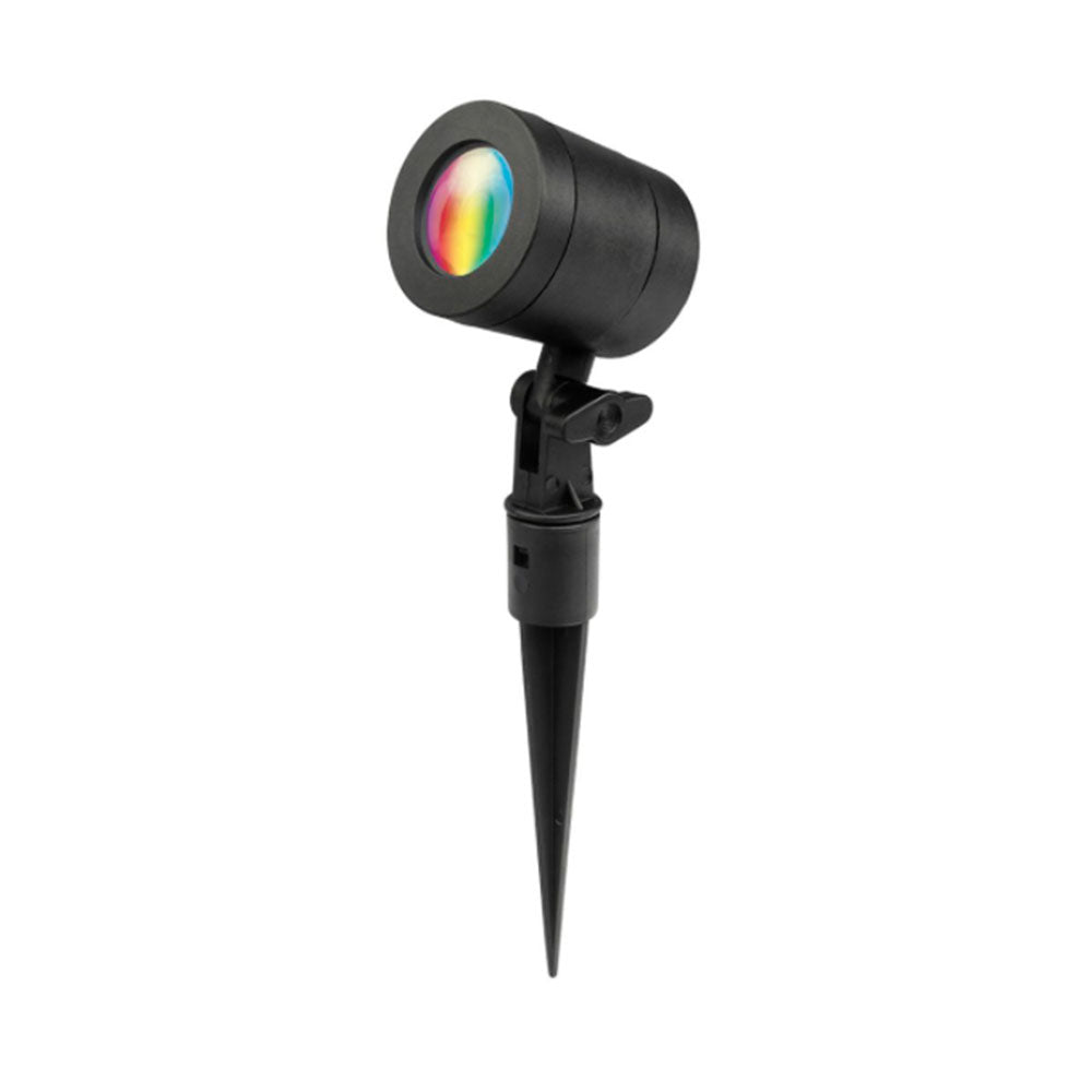Buy Smart LED Spike Lights Australia Botanic Smart LED Spike Light 6W 12V Black Aluminium RGB - 21633/06