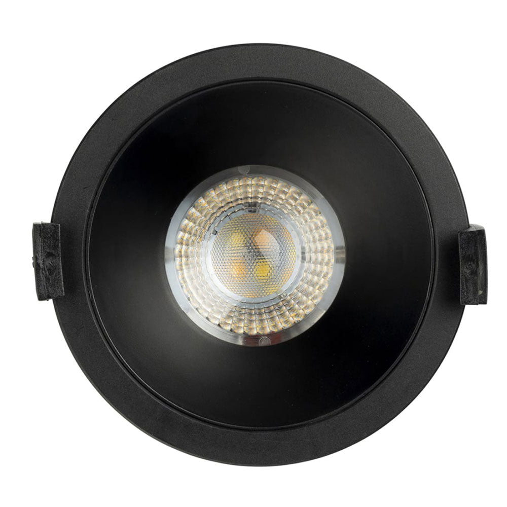 Buy Recessed LED Downlights Australia ARCHY Recessed LED Downlight W103mm 8W Black plastic 3 CCT - 21933/06