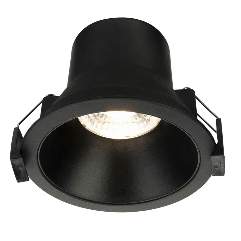 Buy Recessed LED Downlights Australia ARCHY Recessed LED Downlight W103mm 8W Black plastic 3 CCT - 21933/06