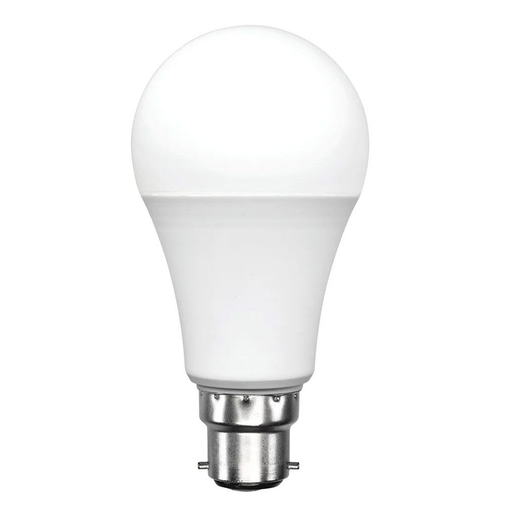 Smart LED A60 Globe BC White Polycarbonate 9W RGB+3000K - 21959