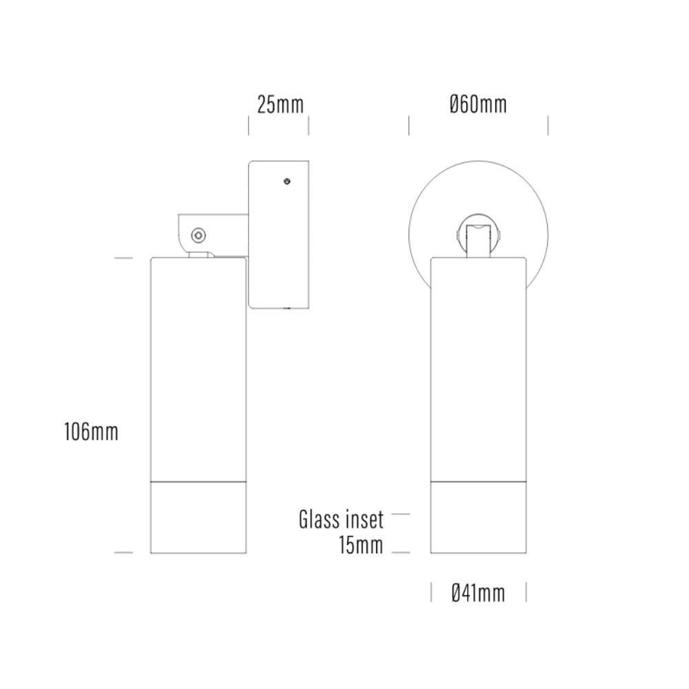 Buy Exterior Wall Lights Australia Lumena Exterior Wall Light Adjustable 24V Black Ace Aluminium - AQL-220-A2-X0