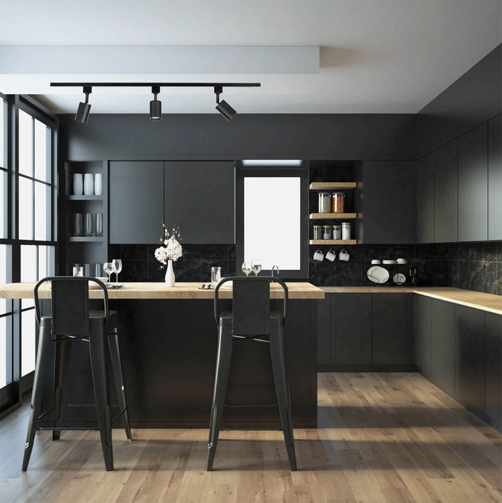 Buy Three Circuit Track Heads Australia Ceres Three Circuit Track Heads Black Aluminium TRI Colour - 22128/06