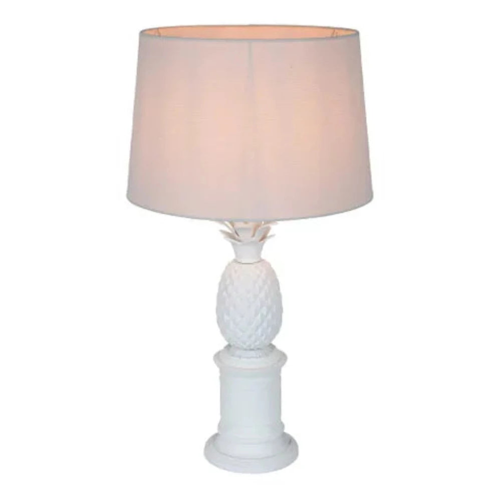 Buy Table Lamps Australia Bermuda Table Lamp White Brass - ELHK7042WH