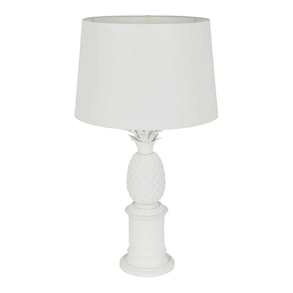 Buy Table Lamps Australia Bermuda Table Lamp White Brass - ELHK7042WH