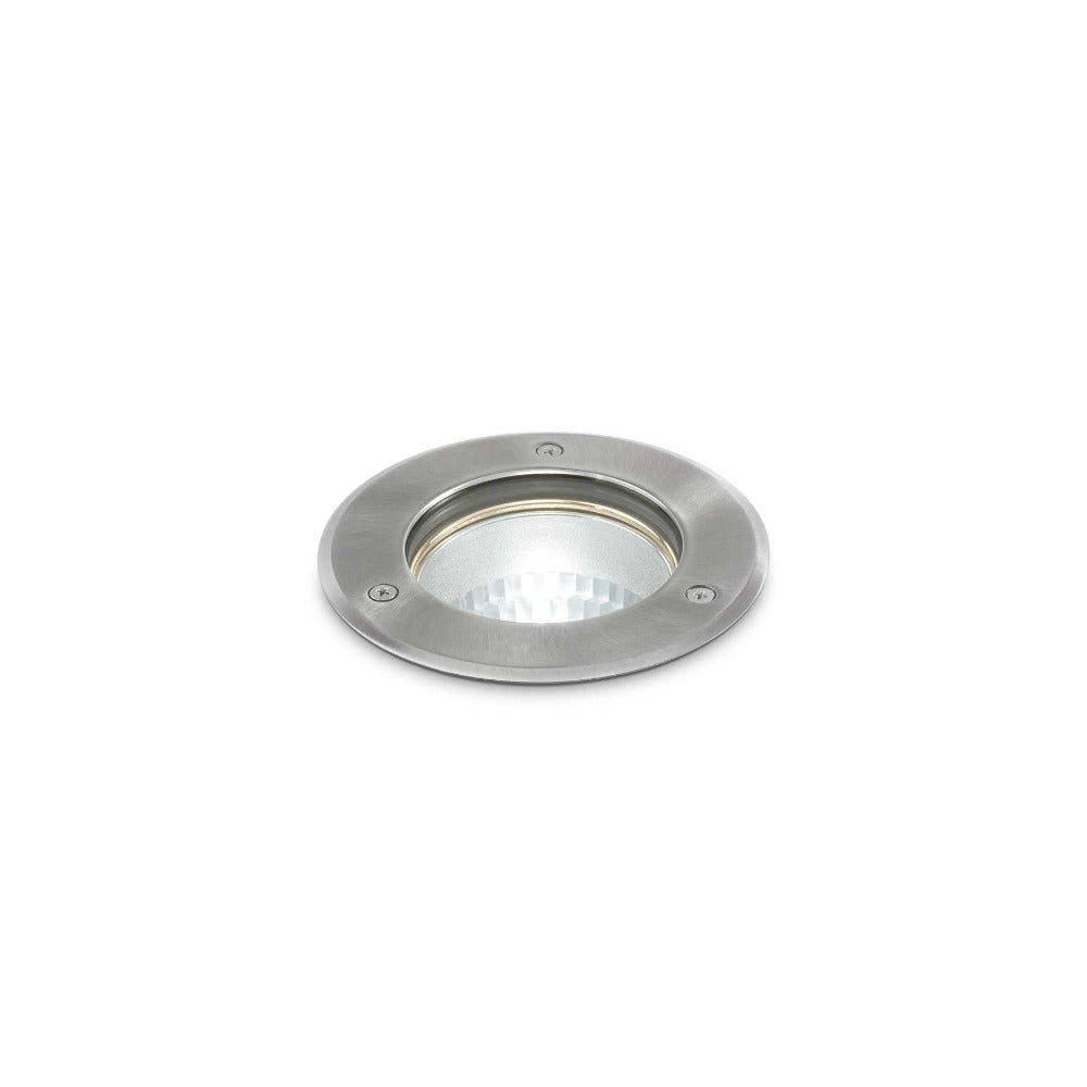 Buy Deck Lights Australia Park Pt Round Deck Light W120mm Steel PVC & Aluminum - 032832