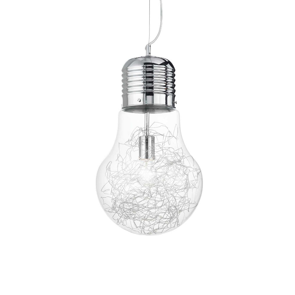 Buy Pendant Lights Australia Luce Max Sp1 Pendant Light W300mm Clear Glass - 033662