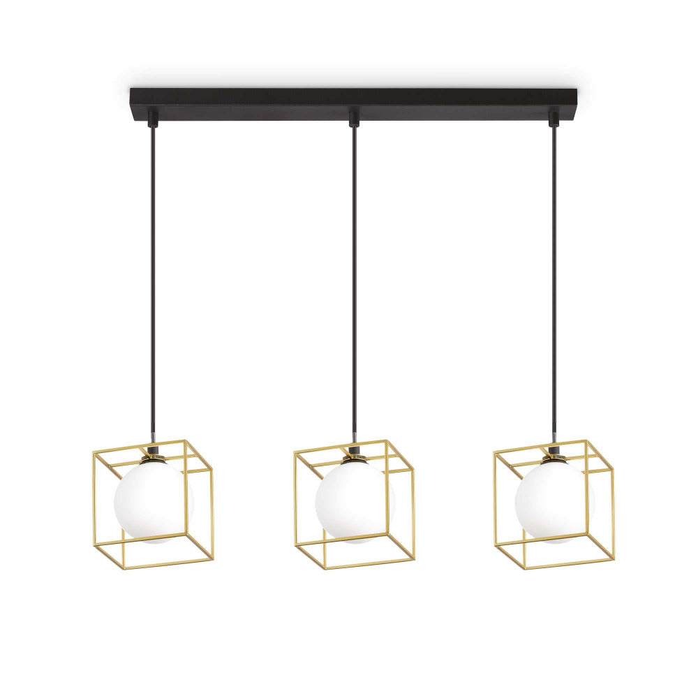 Buy Pendant Lights Australia Lingotto SP3 Pendant 3 Lights Brass Metal - 251110