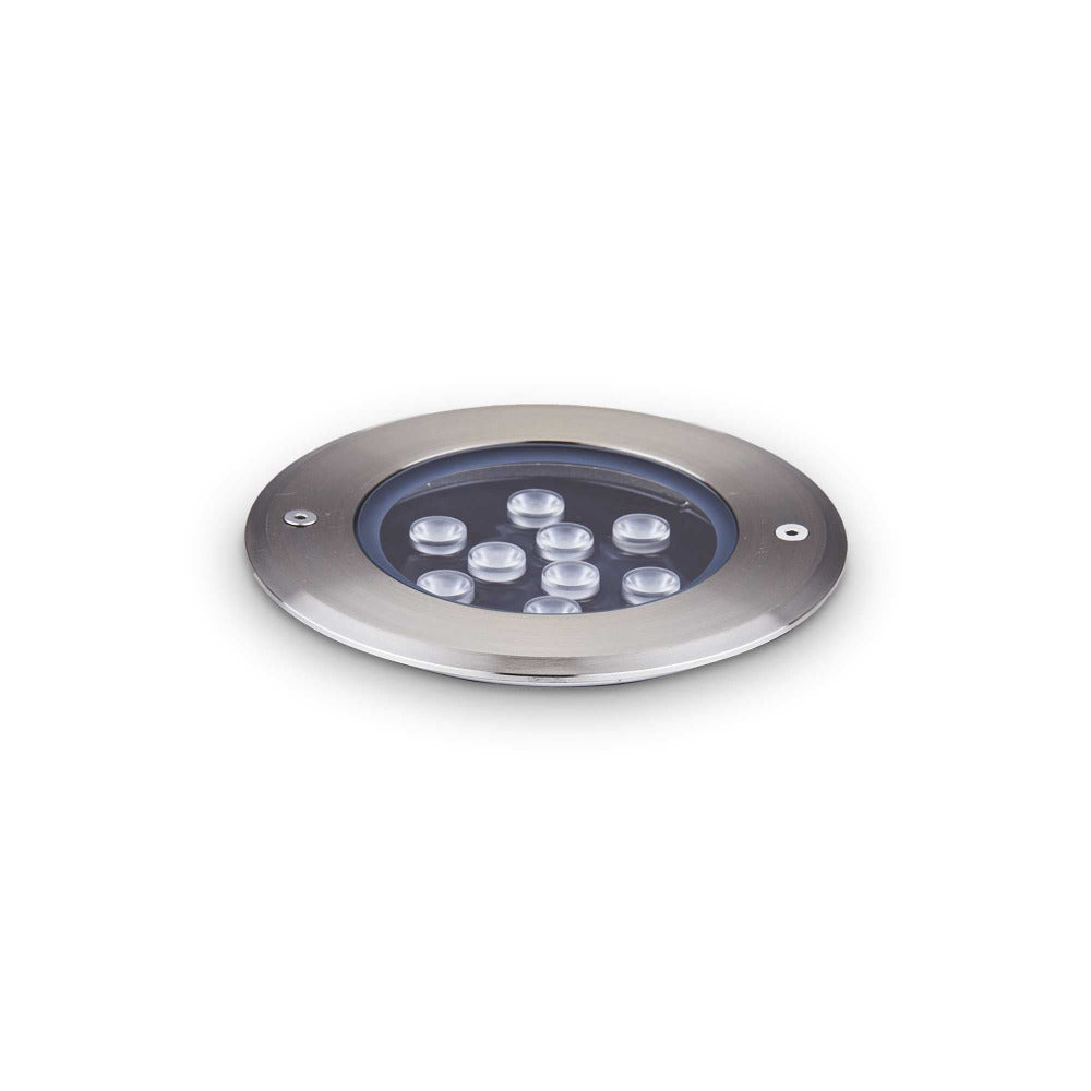 Buy Deck Lights Australia Floor Pt Deck Light W140mm Steel Aluminum 3000K - 255682