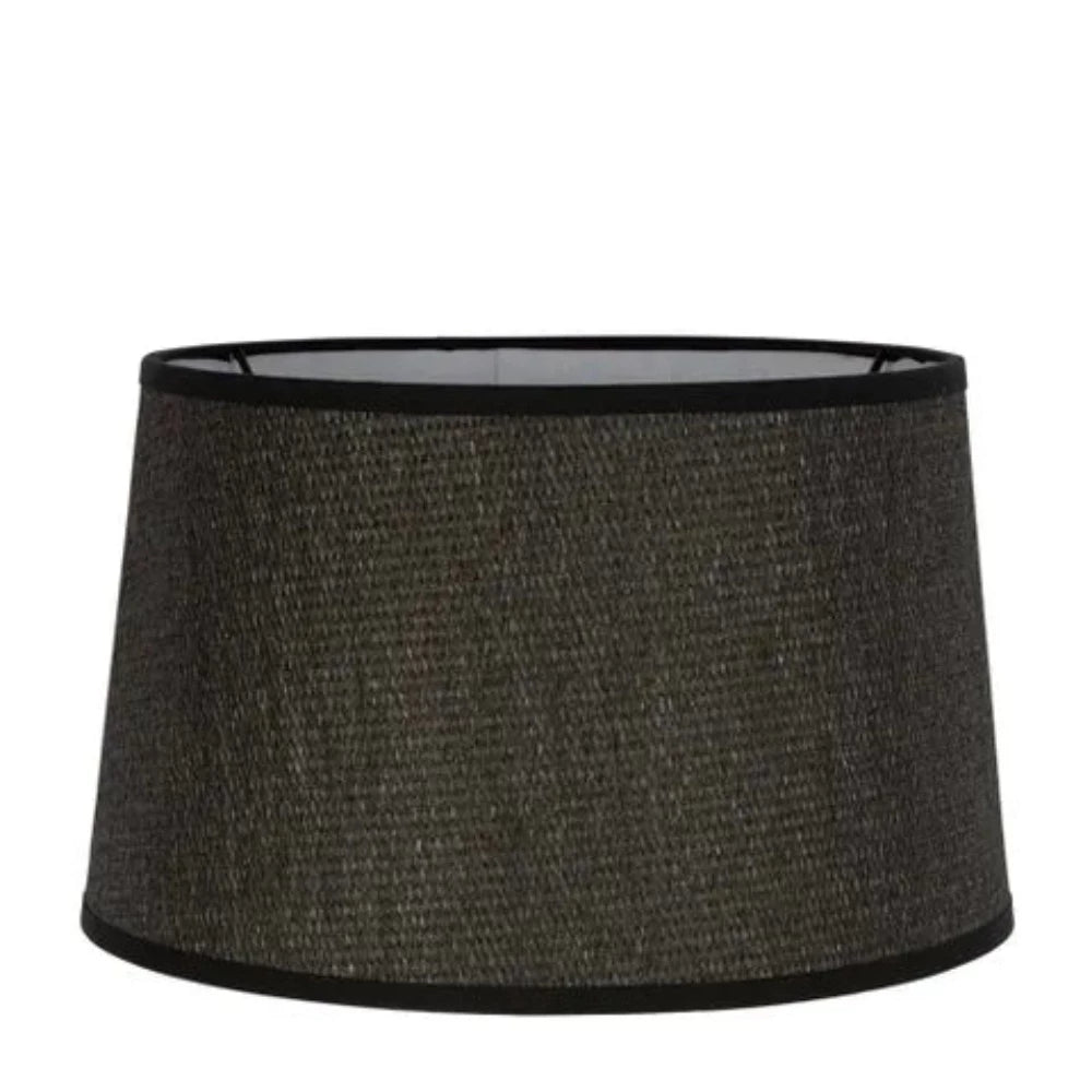 Buy Lamp Shades Australia Lamp Shade Black Paper Weave / Metal - ELSZ1816105BLPW