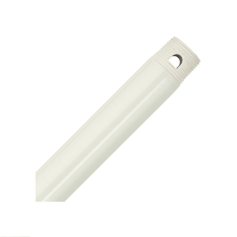 91cm ⌀ 19mm White Threaded Extension Down Rod - 26327