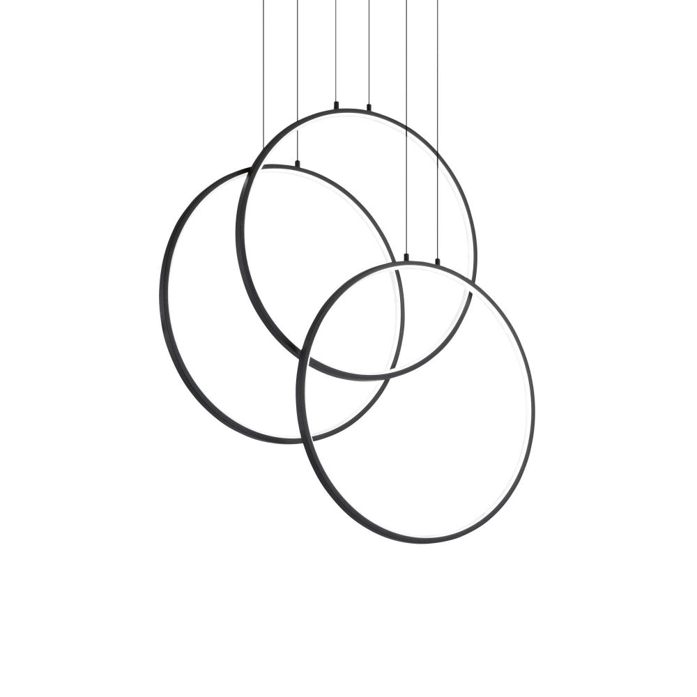 Buy LED Pendants Australia Frame Sp Circle LED Pendant Metal 3000K - 2693