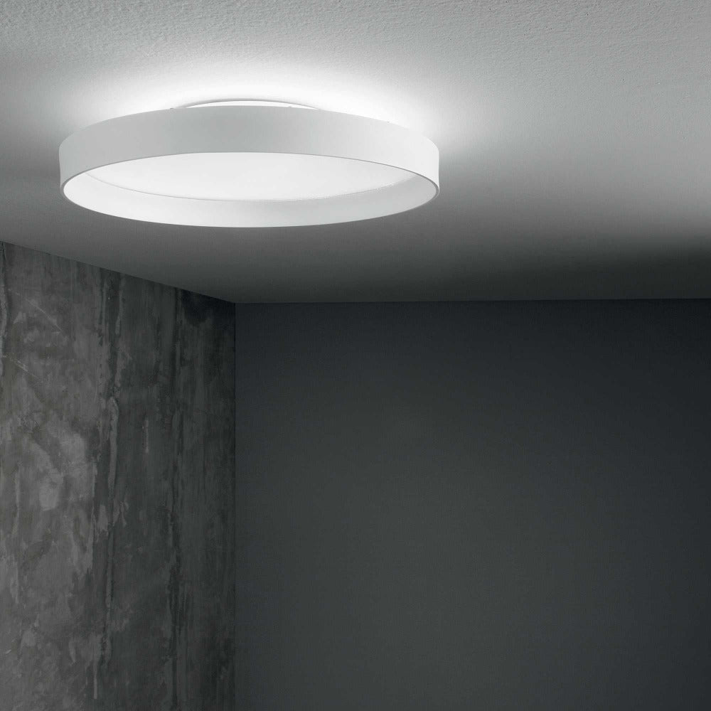 Buy Surface Mounted Downlights Australia Fly Pl Round Surface Mounted Downlight W450mm PMMA 3000K - 25427