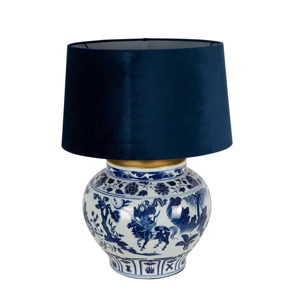 Buy Table Lamps Australia Woody Table Lamp Blue Ceramic - ELJC13478