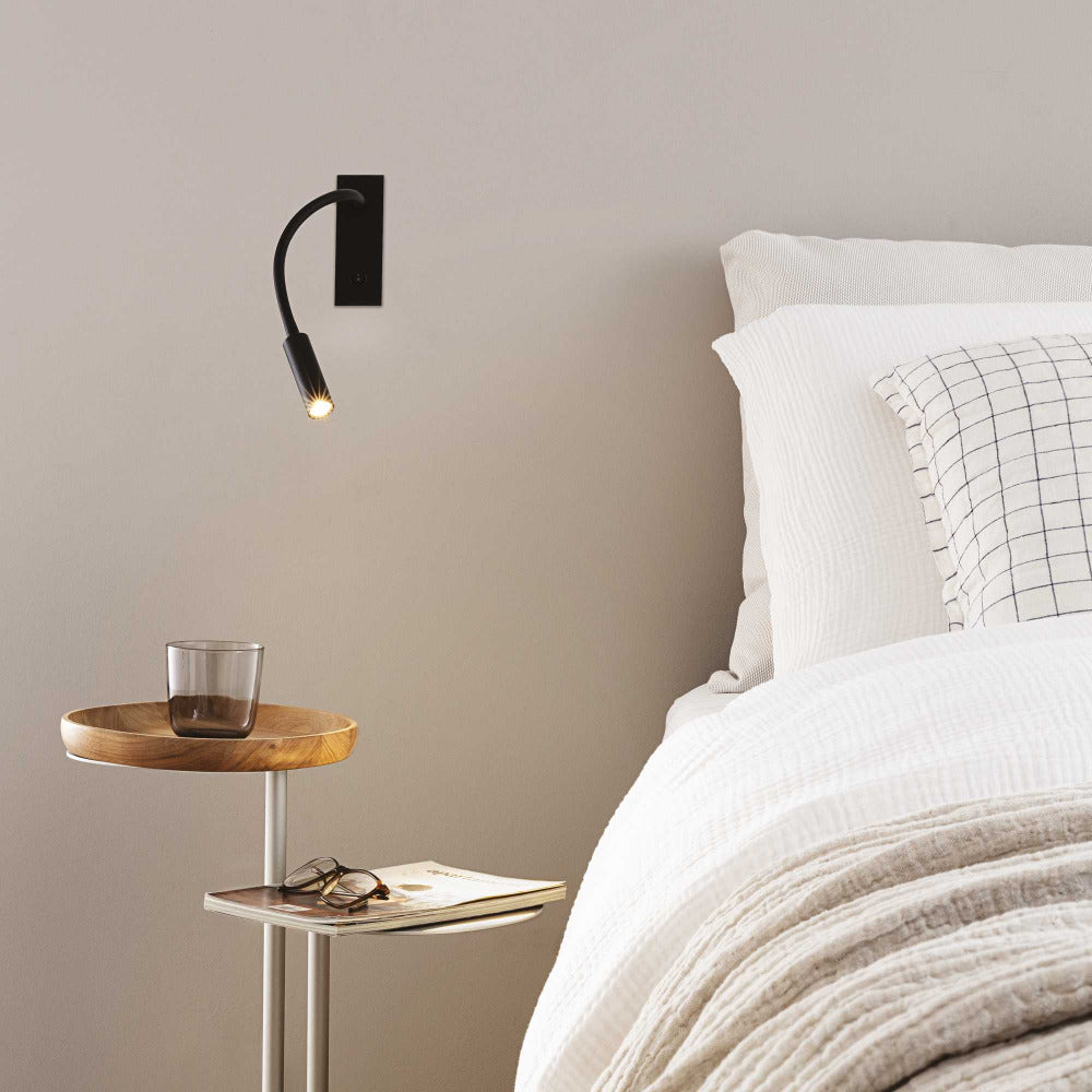 Buy Bedside Reading Lights Australia Io Ap Bedside Reading Light Metal 3000K - 2853