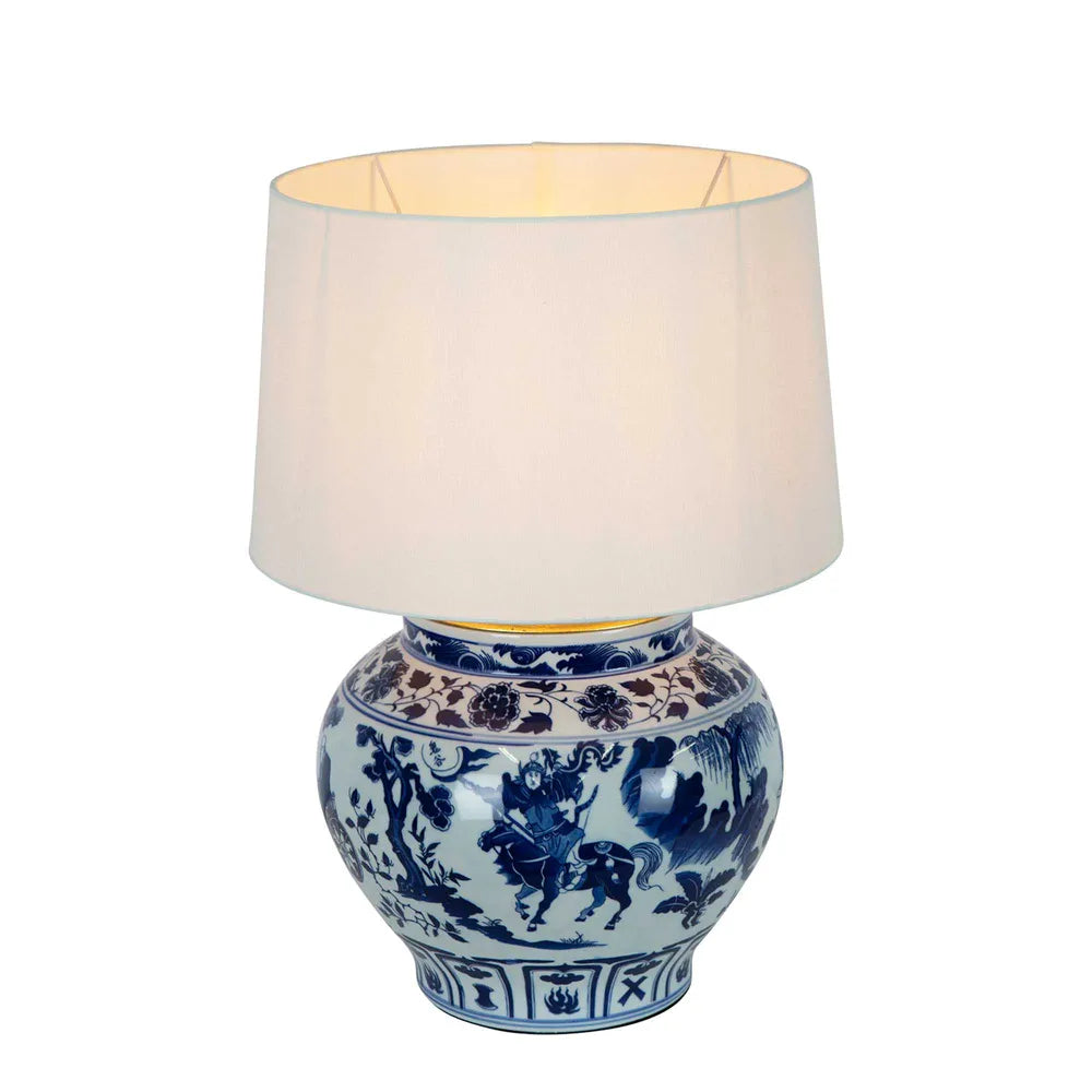 Buy Table Lamps Australia Woody Table Lamp Blue Ceramic - ELJC13478