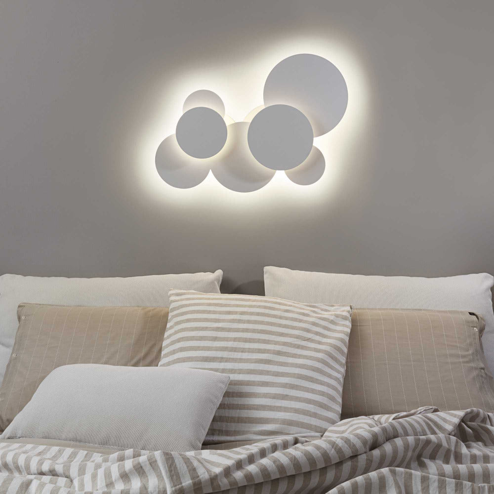 Buy Flush Mount Lights Australia Cloud Pl Flush Mount Light W740mm White Metal 3000K - 285207