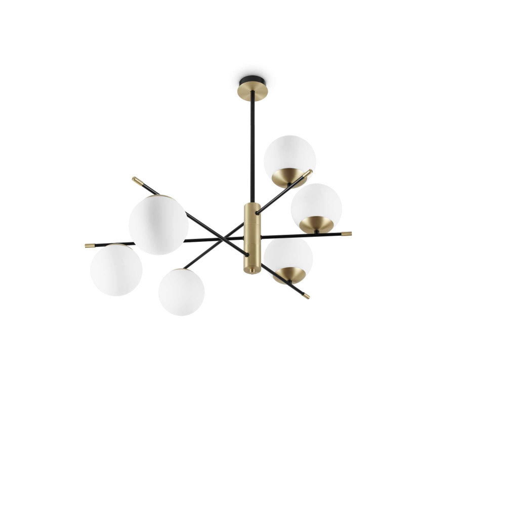 Buy Pendant Lights Australia Gourmet Pl6 Pendant 6 Lights Black Aluminum - 289496