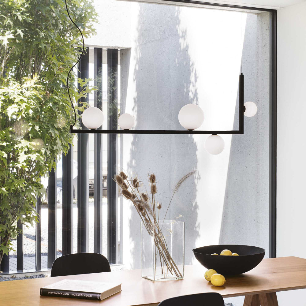 Buy Pendant Lights Australia Birds Pl5 Pendant 5 Lights Black Metal / Brass - 273648