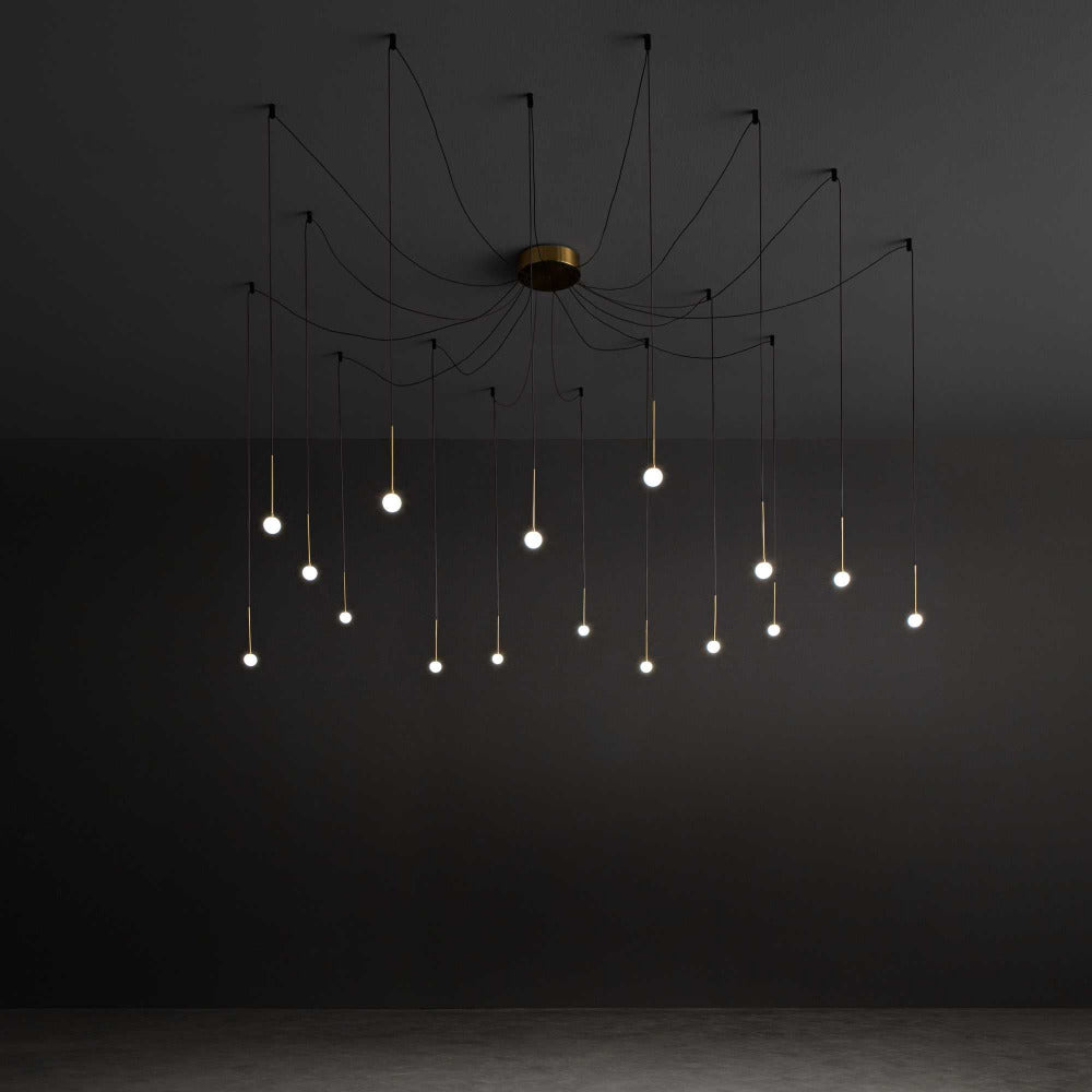 Buy Pendant Lights Australia Lucciola Sp16 Pendant 16 Lights Metal 3000K - 2840