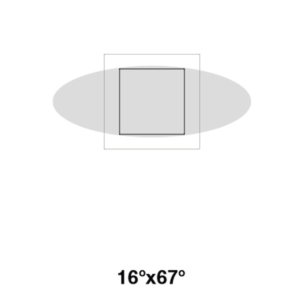 Buy Recessed LED Downlights Australia Altopiano 2.1 Square Recessed LED Downlight CRI90 On / Off 2200K - AP2110