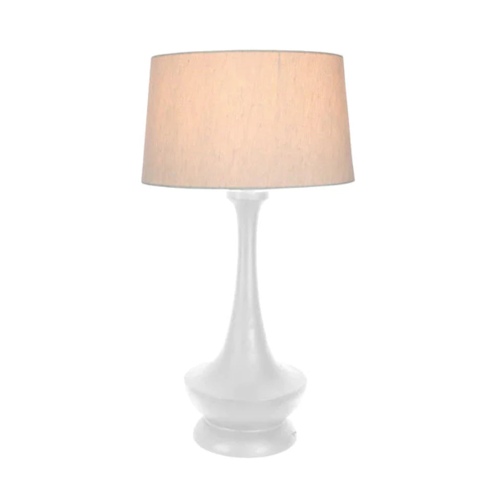 Buy Table Lamps Australia Peninsula Table Lamp 1 Light White Timber - ZAF1016W