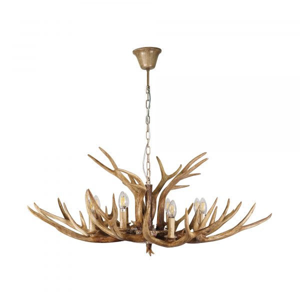 Buy Chandeliers Australia Hyort Chandelier 8 Lights Natural Resin - OL65272/8